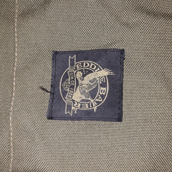 Eddie Bauer Olive Green Canvas Laptop Messenger Bag - Picture 9 of 10